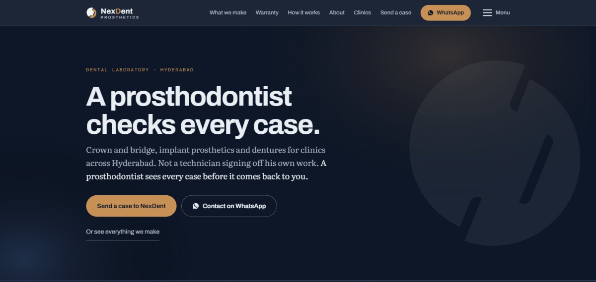 Homepage of nexdentindia.com